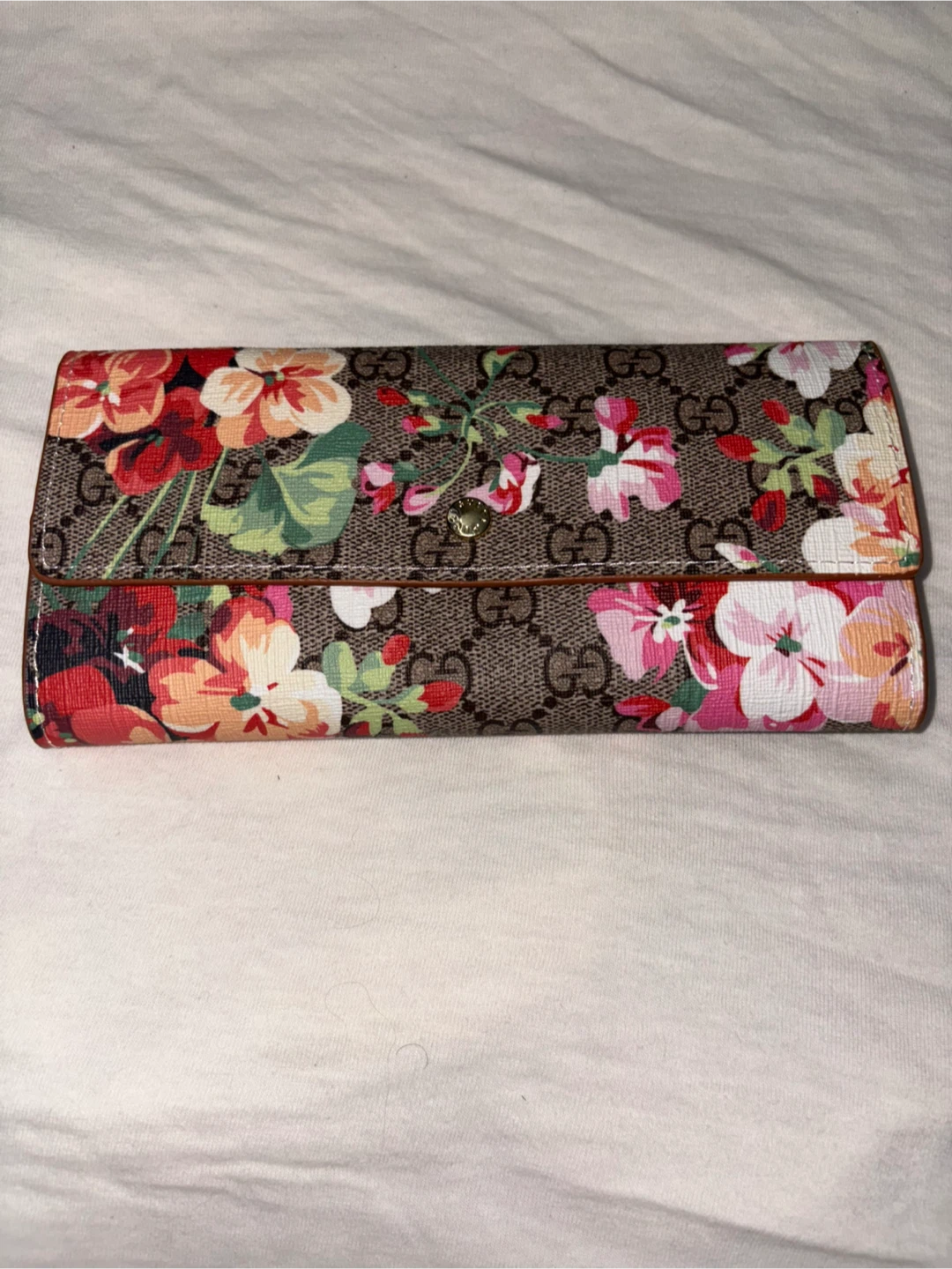 Gucci Floral Print Wallet