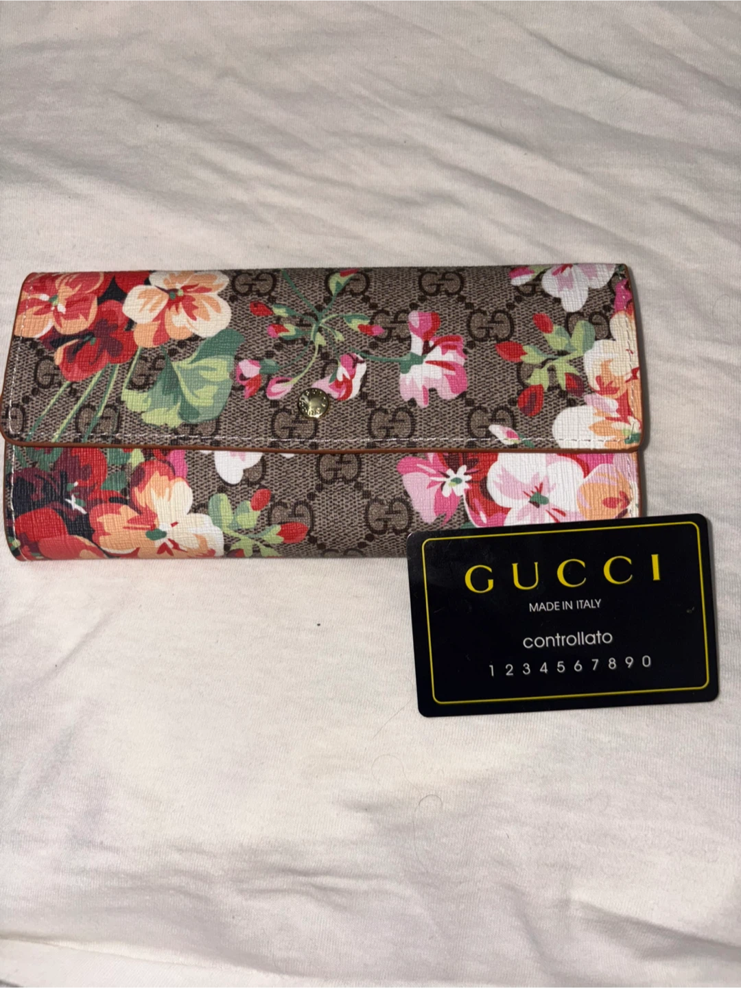 Gucci Floral Print Wallet - photo 5