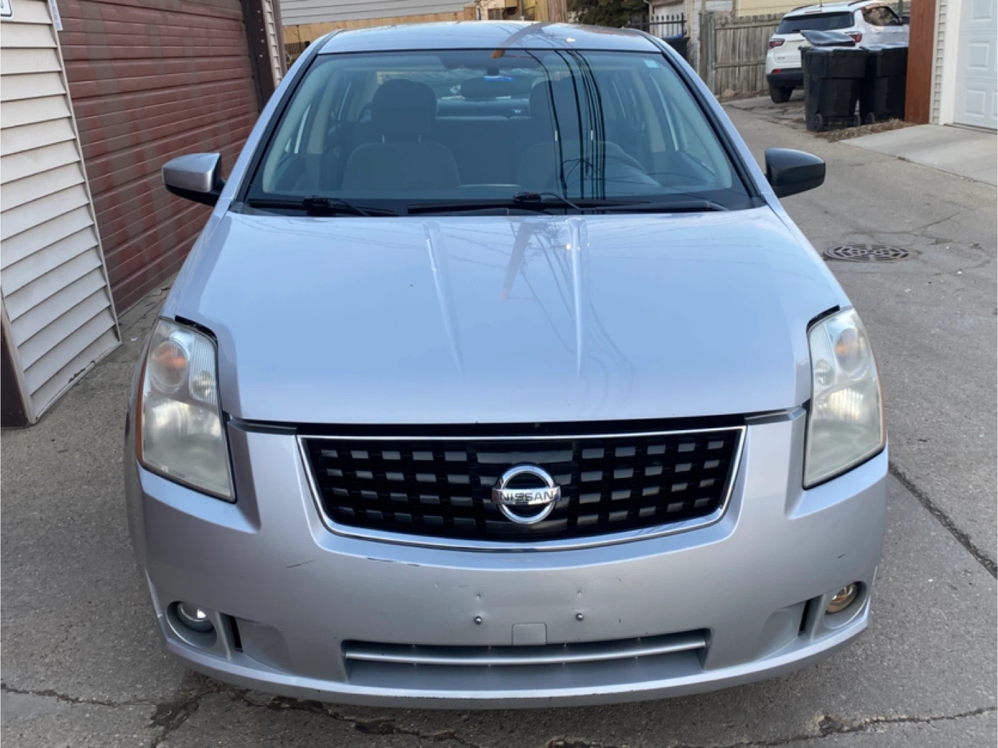 Silver Nissan Sentra