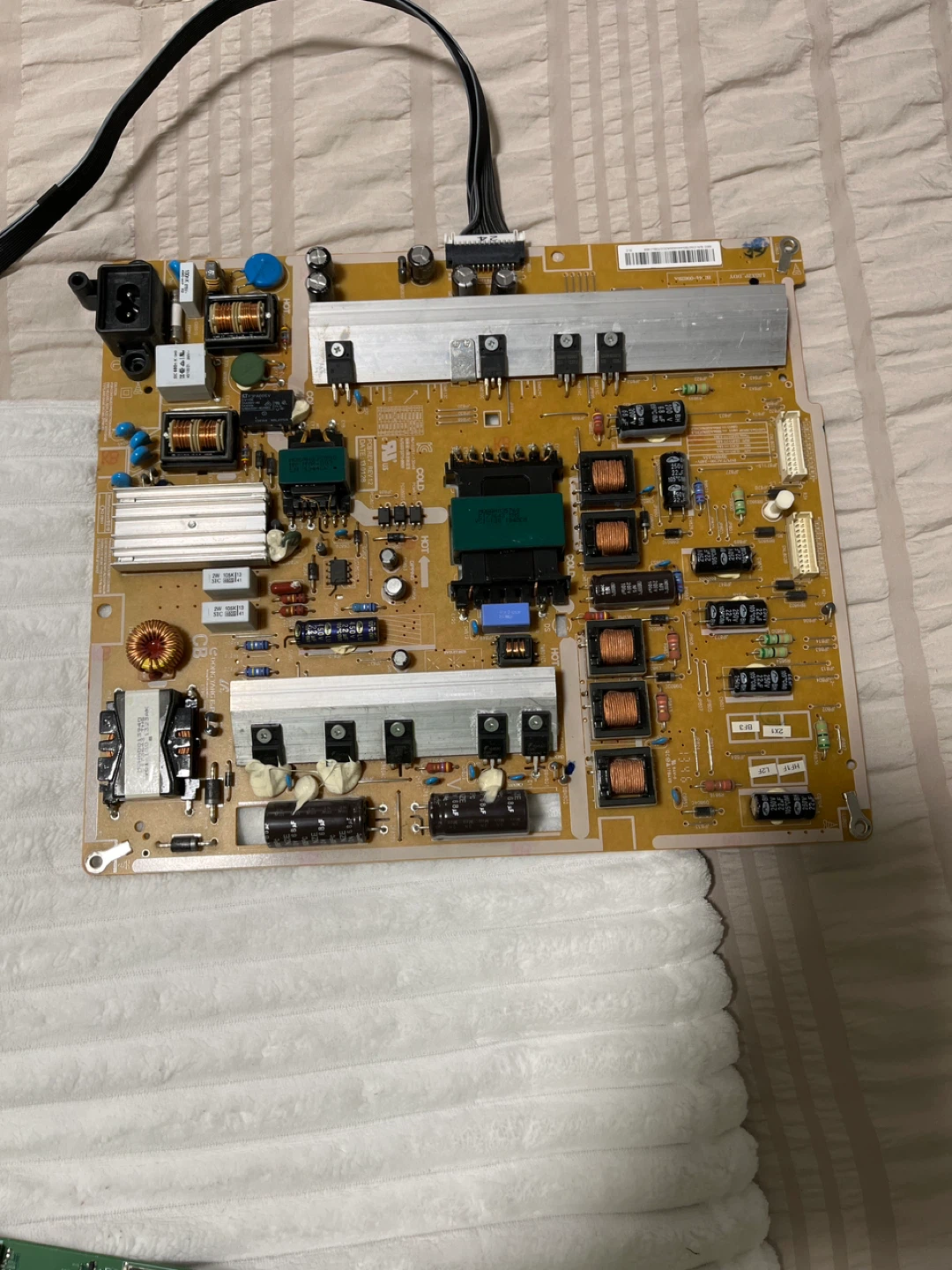 Samsung TV Power Supply Board and Main Board