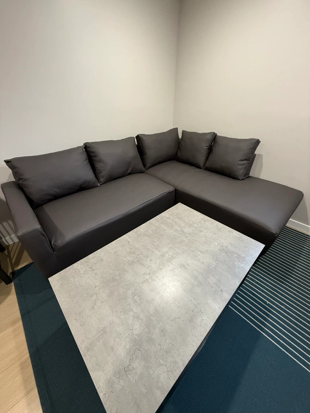 Dark Brown Sectional Sofa