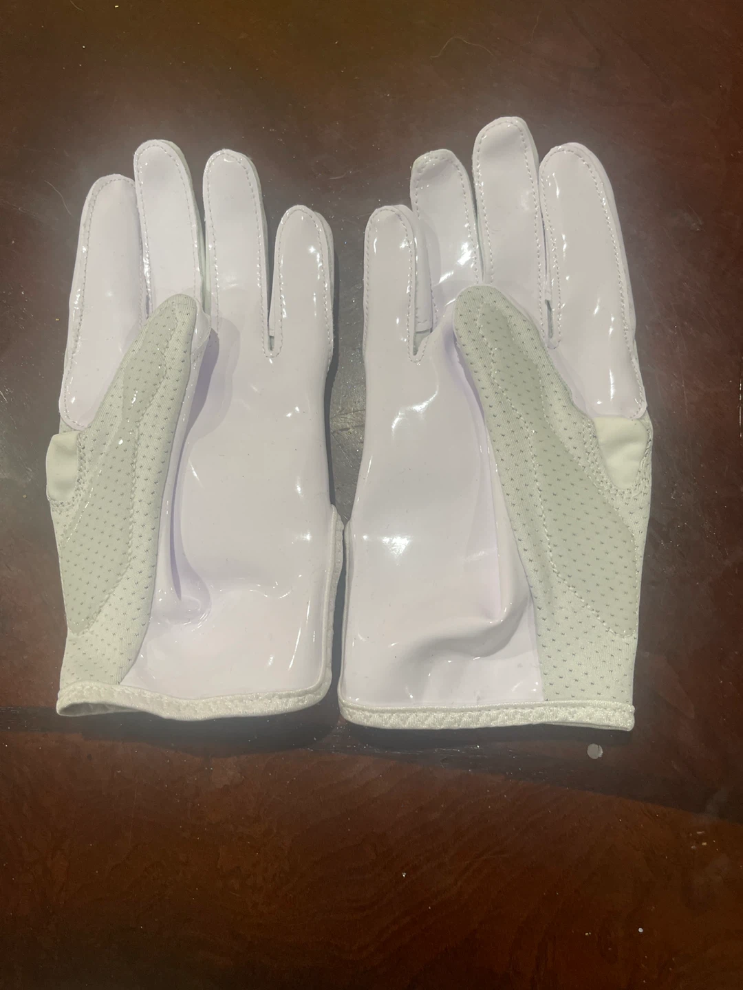 Adidas NFL Impact Football Gloves - White/Black - Size Medium - photo 2