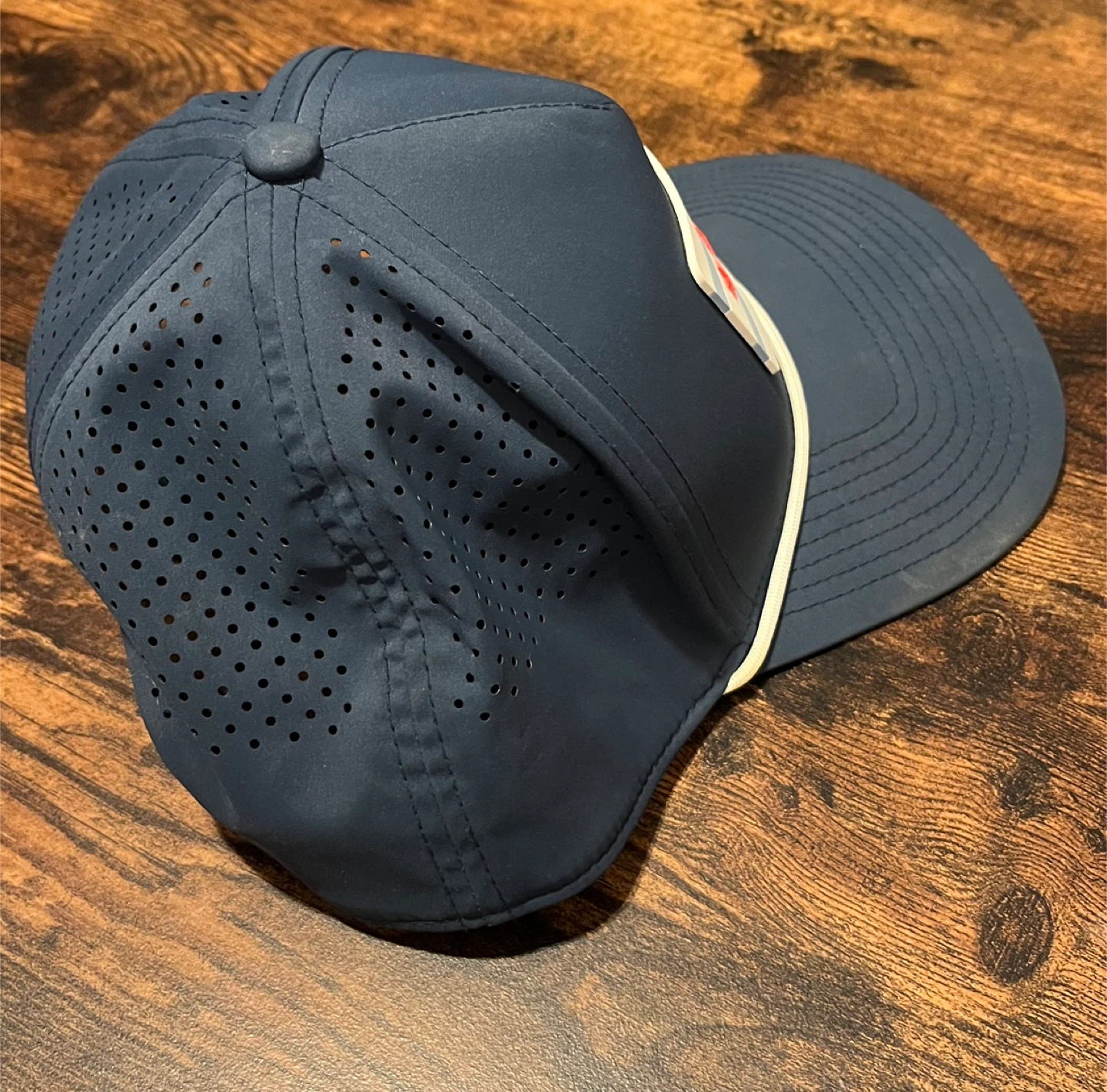 Branded Bills Navy Chicago Flag Snapback Hat - photo 3