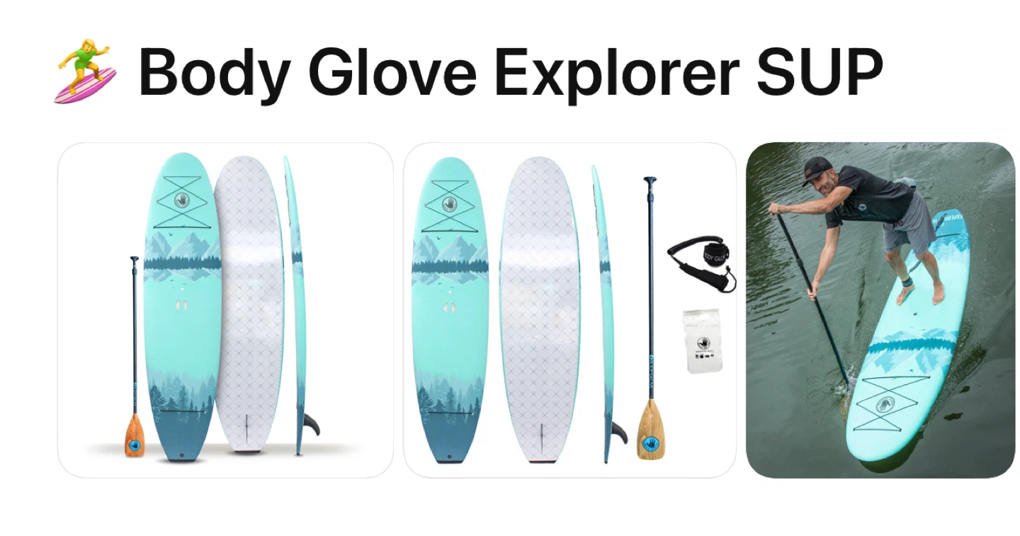 Explorer Paddle Board with Paddle - photo 5
