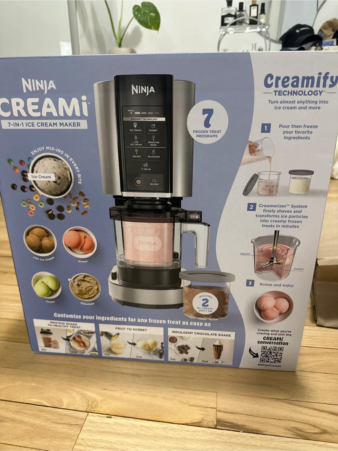 Brand new Ninja Creami 7-in-1 Ice Cream Maker