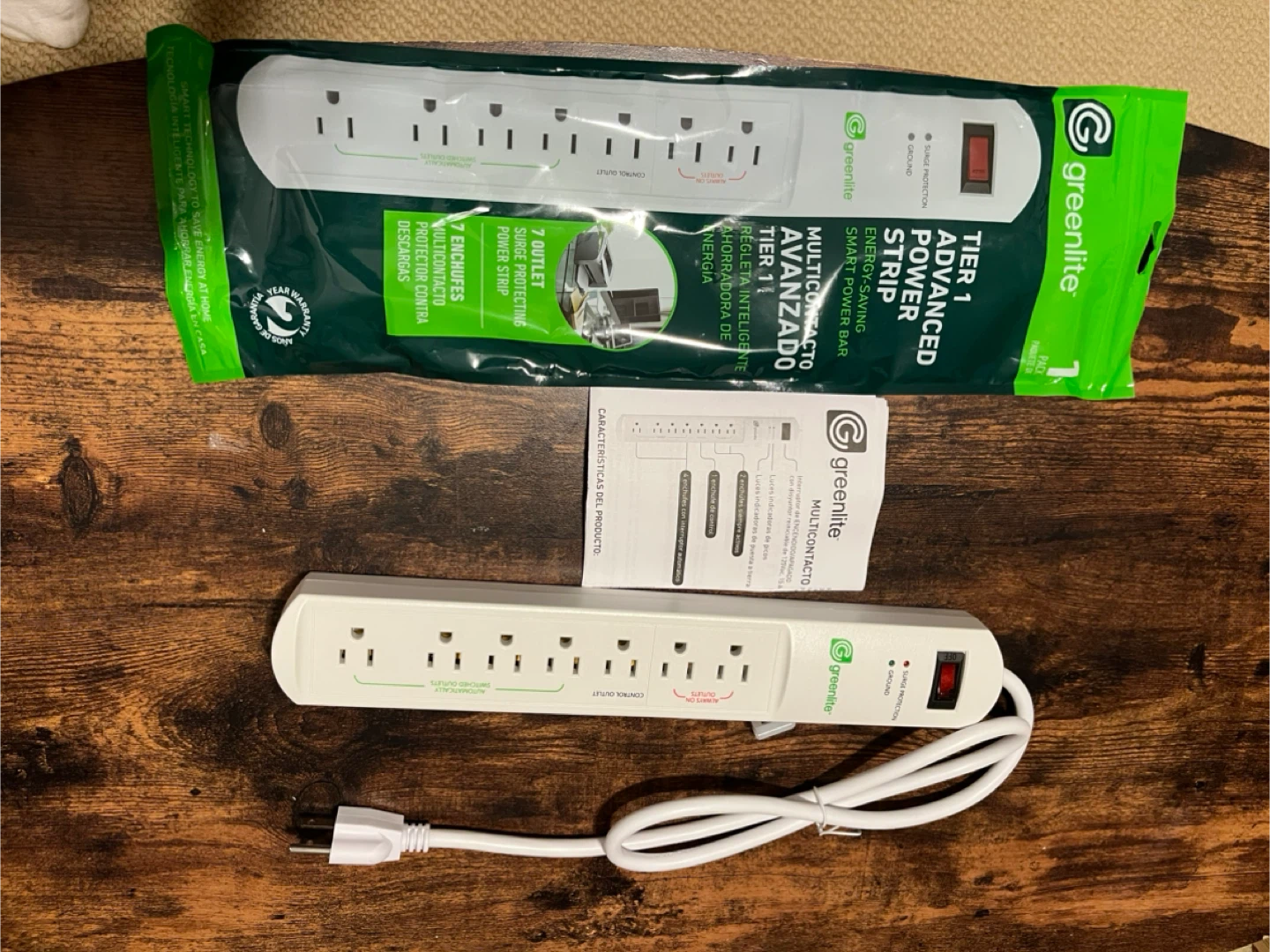 Greenlite Tier 1 Advanced Power Strip - 7 Outlets