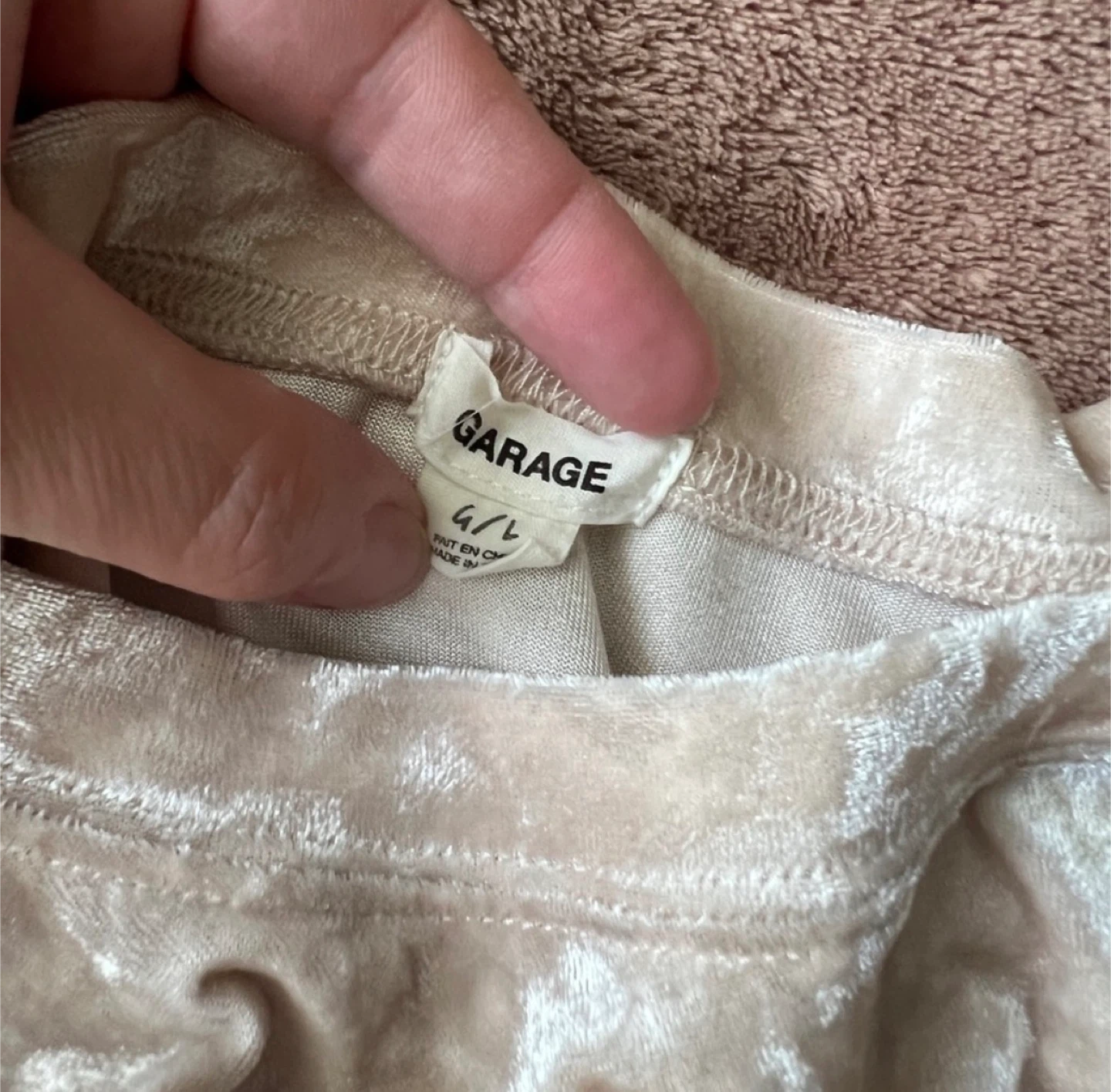 GARAGE Velour T-Shirt - photo 5