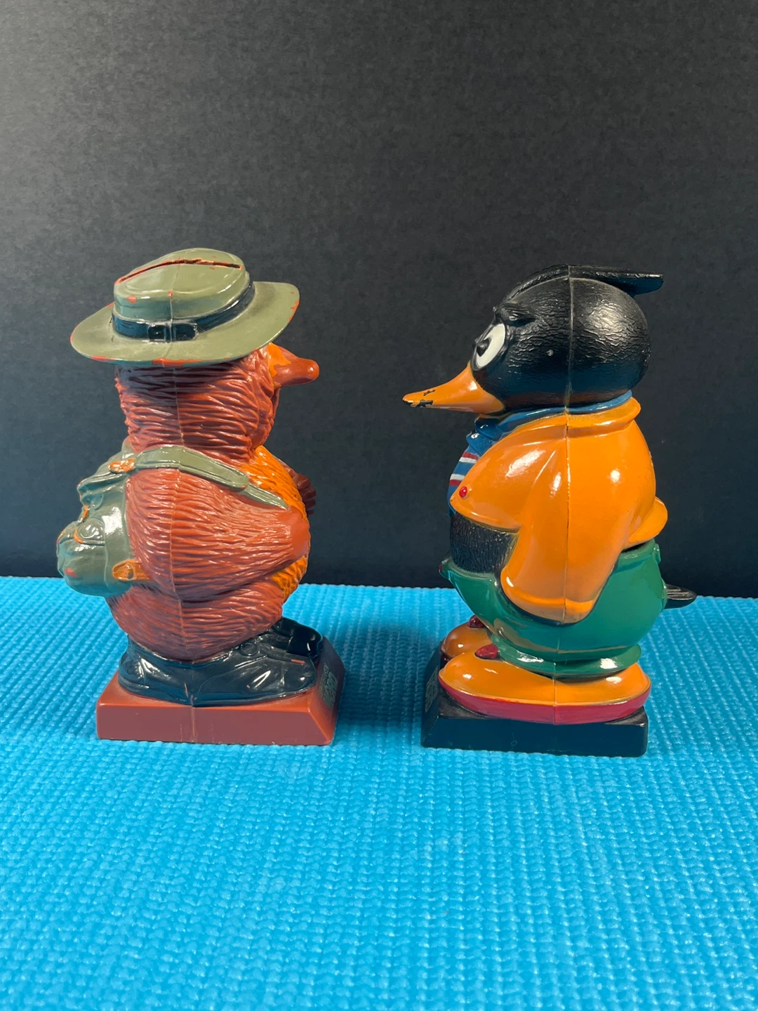 Vintage Sparbanken Nord Piggy Bank Duo - Bird & Duck Characters - photo 4