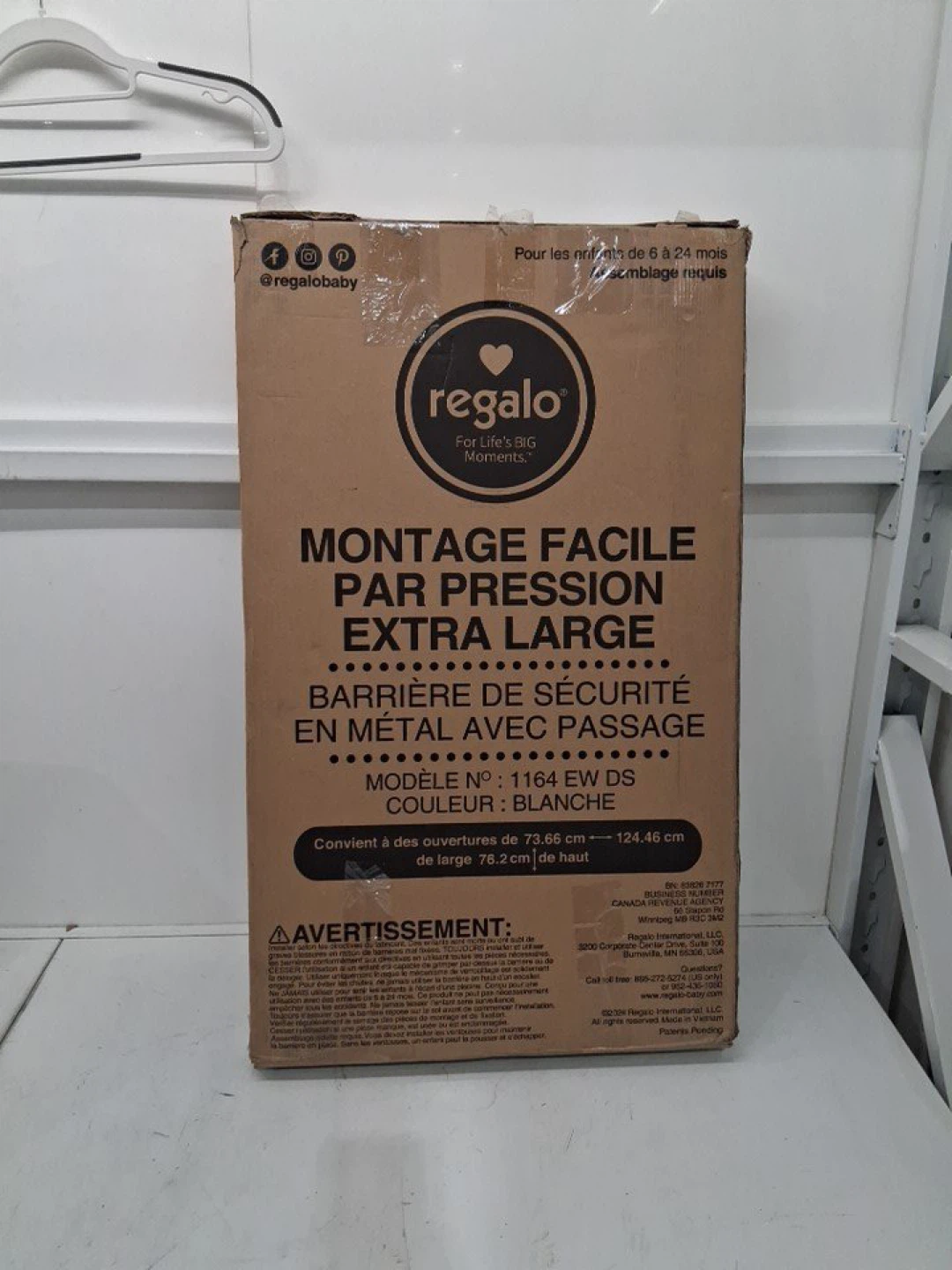 Regalo Extra Wide Pressure Mount Gate - photo 2