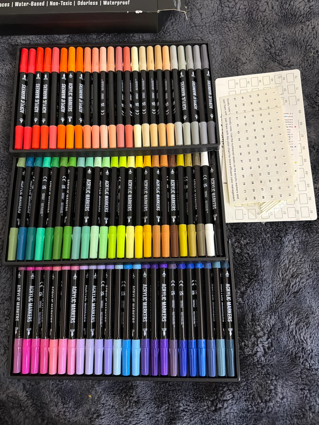 PAGATHER 72 Dual-Tip Acrylic Markers
