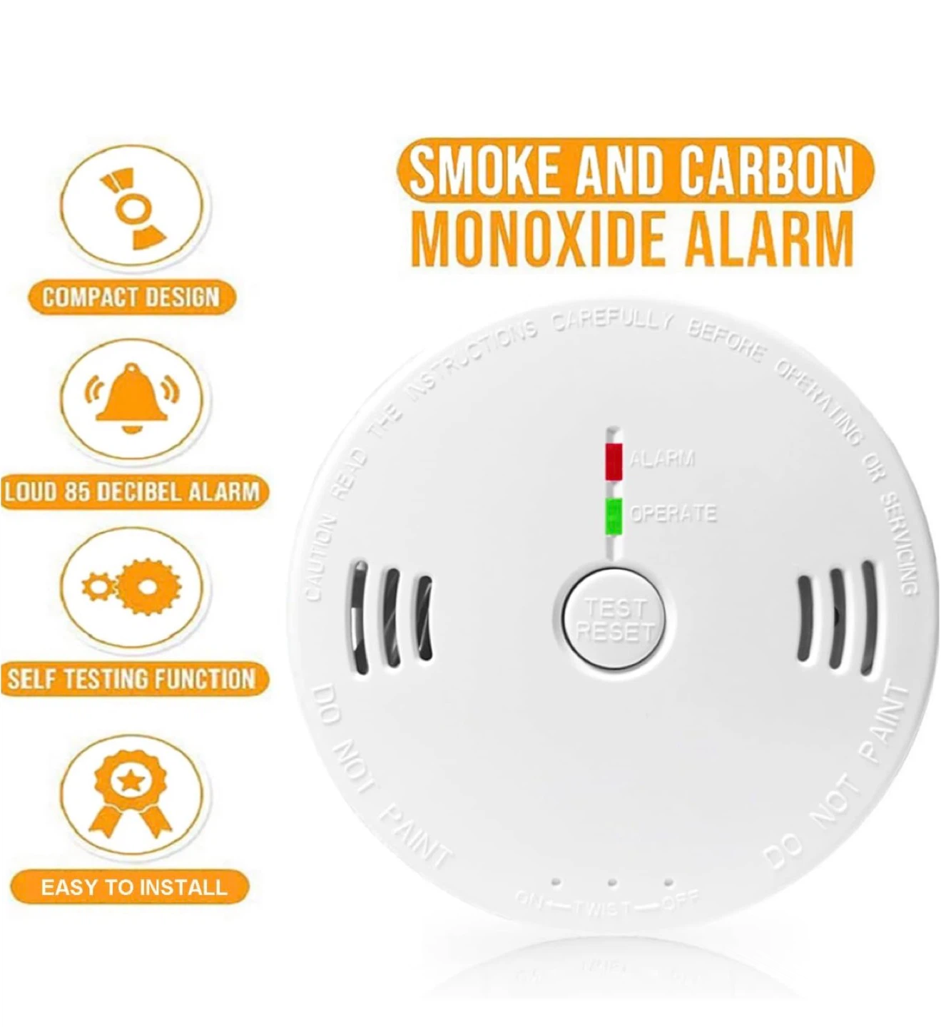 2-in-1 Smoke and Carbon Monoxide Alarm - photo 3