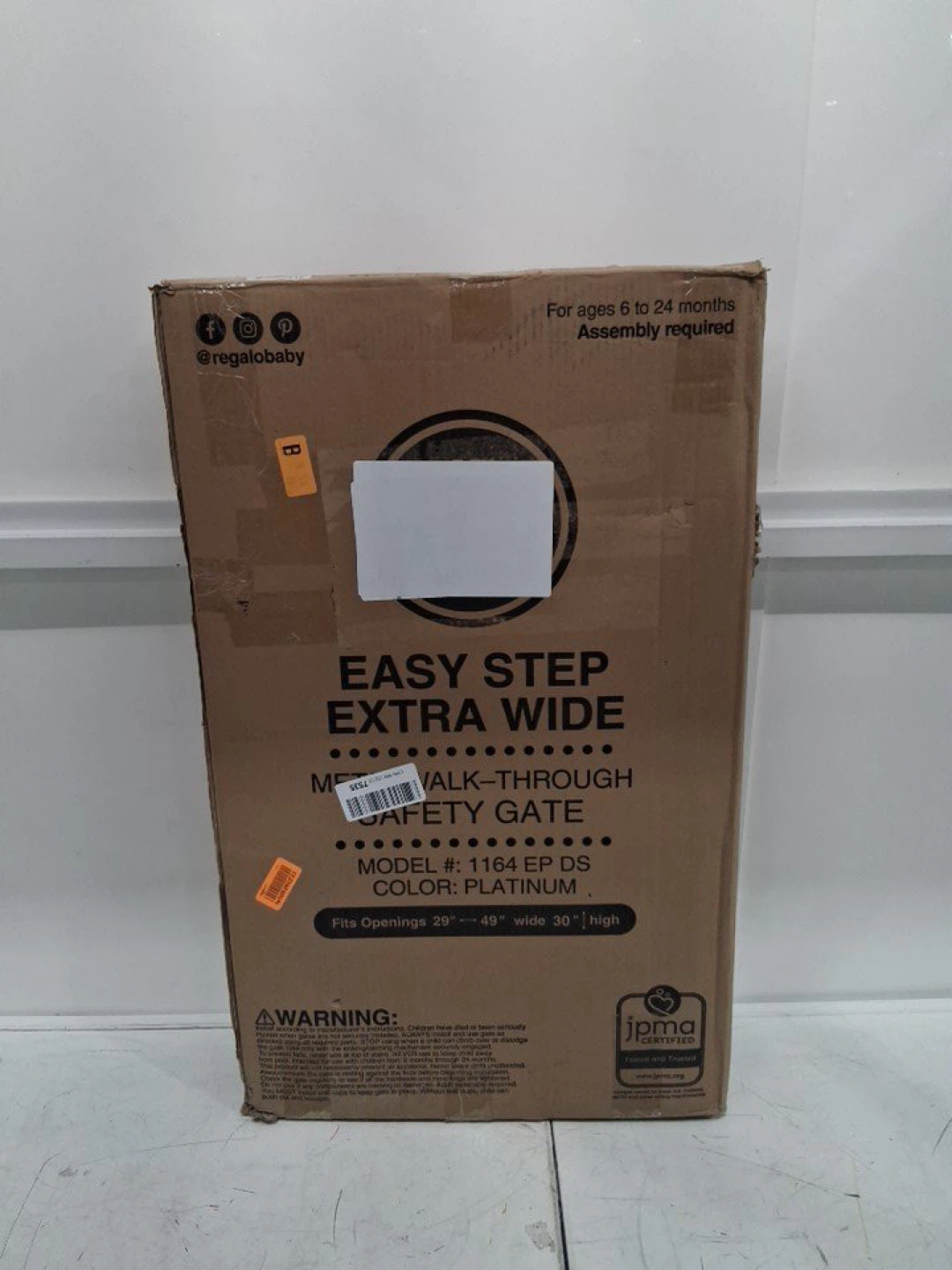 Regalo Easy Step Extra Wide Safety Gate