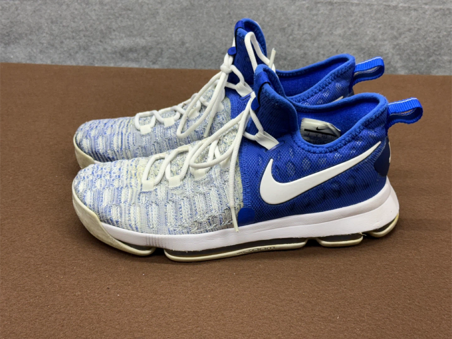 Nike KD 9 Basketball Shoes Blue White - photo 4