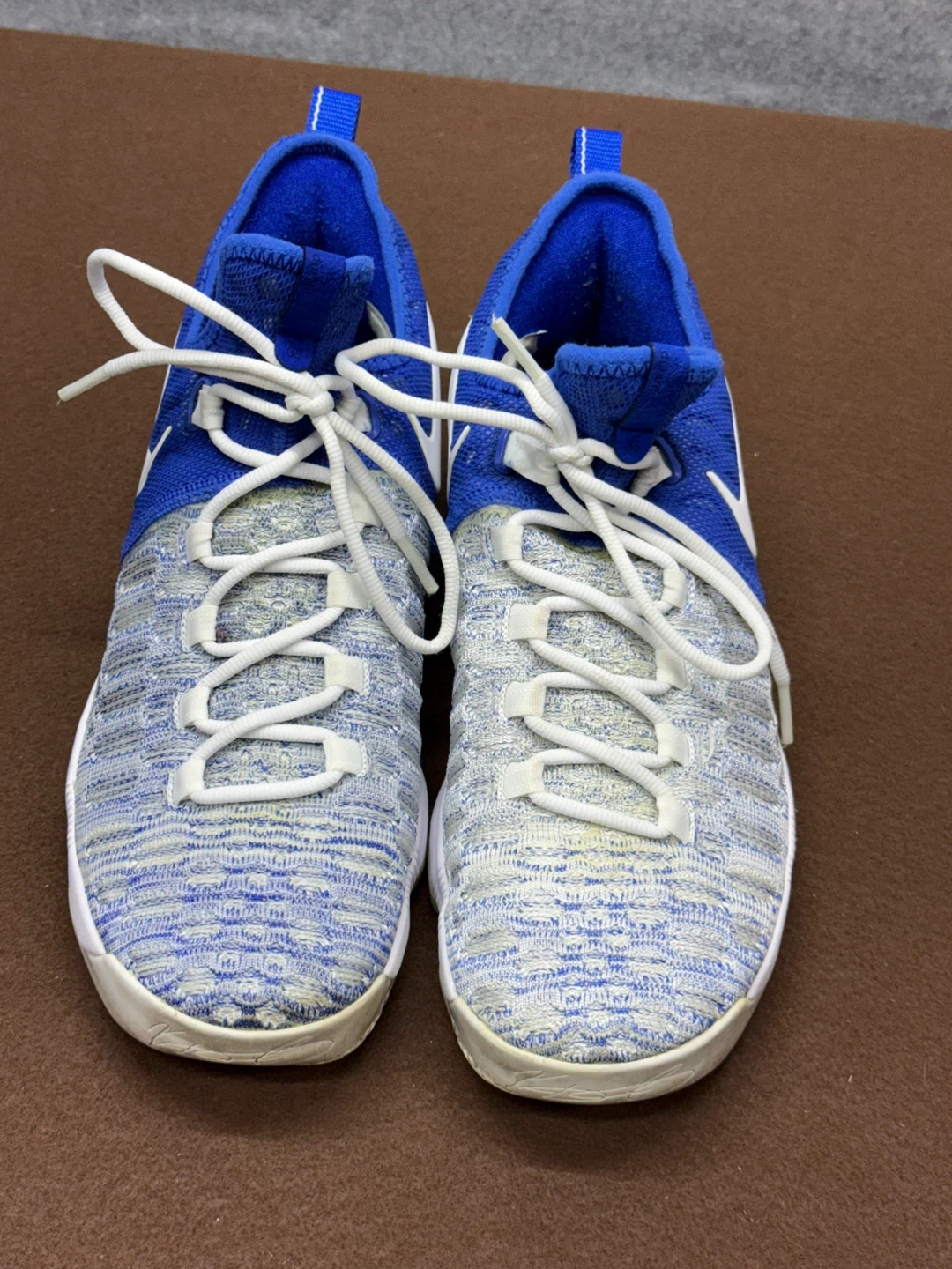 Nike KD 9 Basketball Shoes Blue White - photo 2