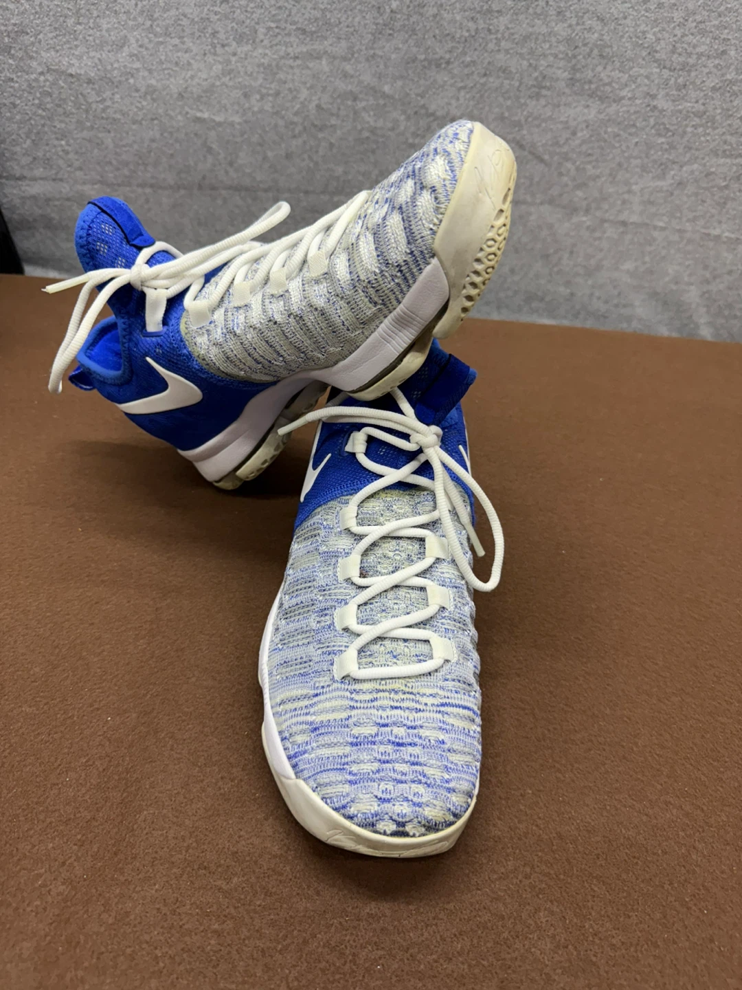 Nike KD 9 Basketball Shoes Blue White - photo 3