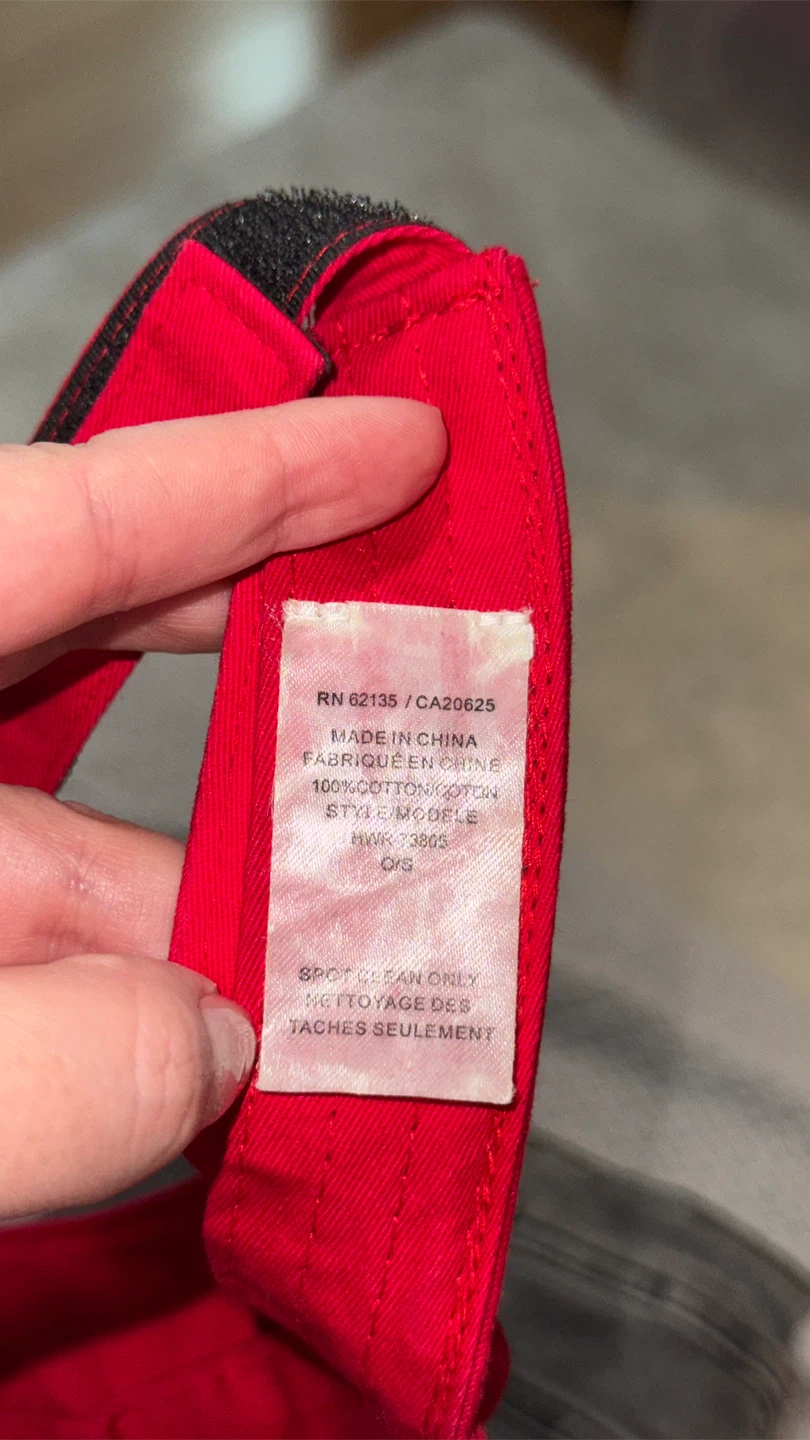 Guess Red Cotton Visor - photo 3