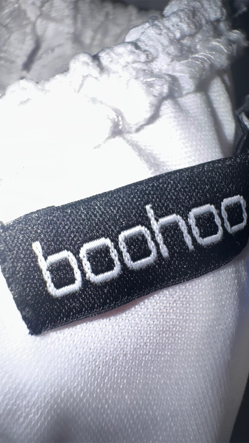 Boohoo White Lace Mini Dress - UK 6 - photo 5