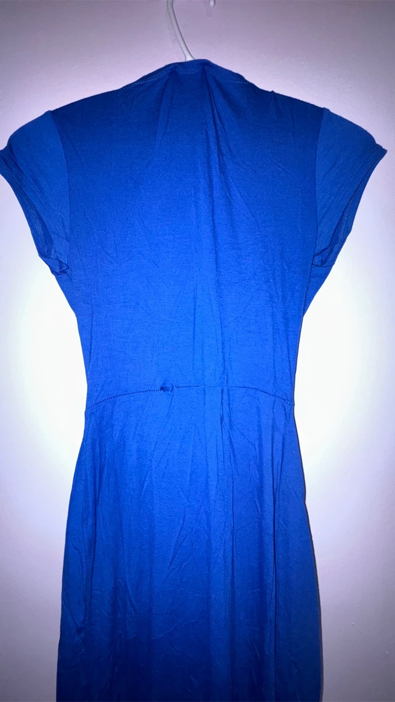 Rolla Coster Blue Twisted Maxi Dress XS - photo 4