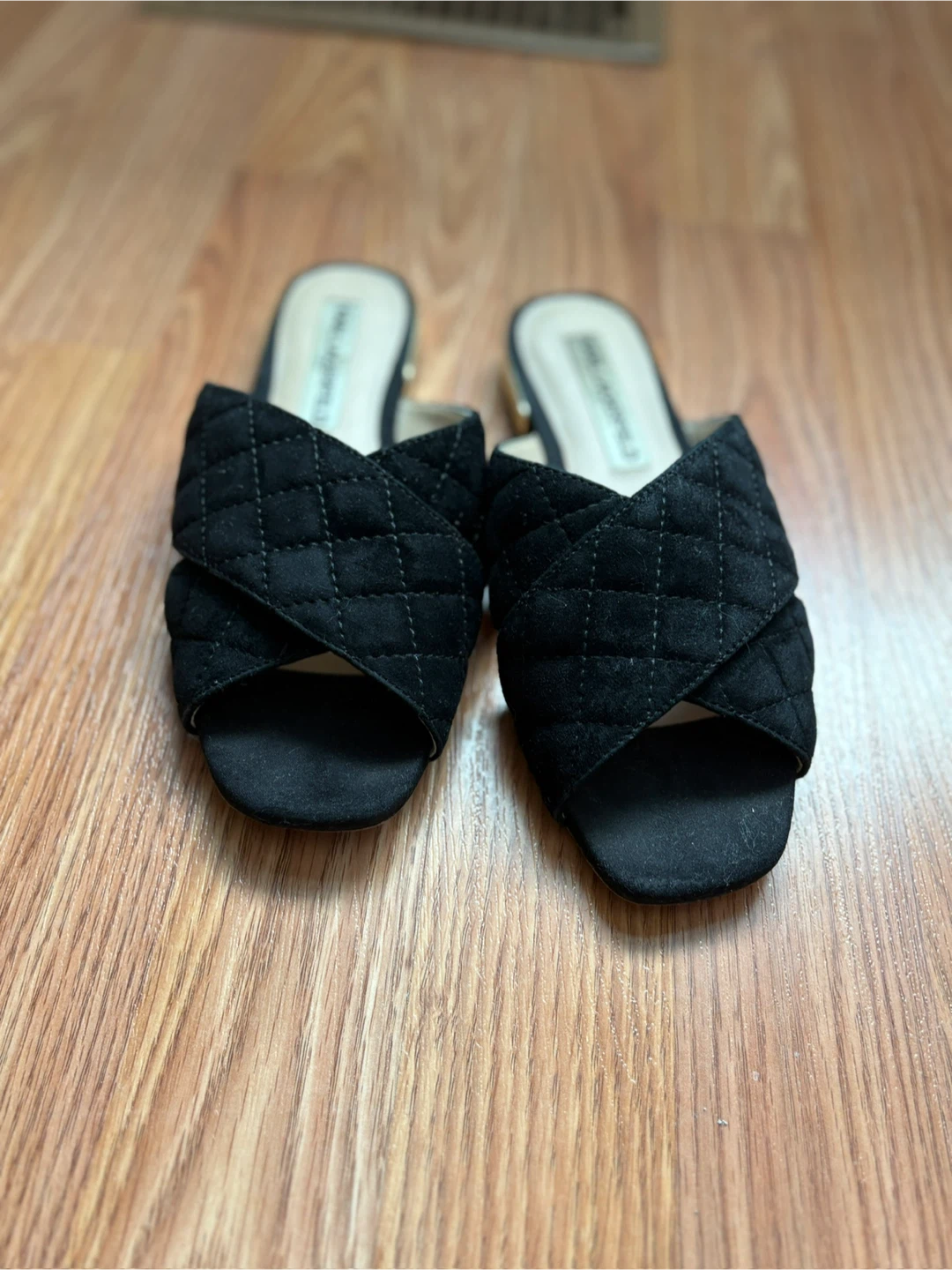 Karl Lagerfeld Black Slide Sandals
