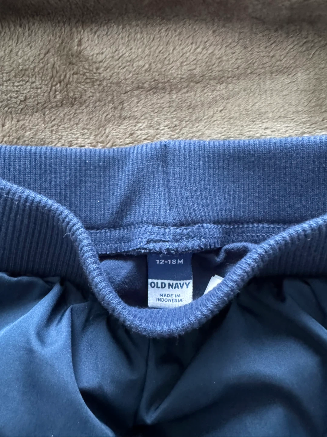 Old Navy Blue Puffer Pants 12-18M🧡