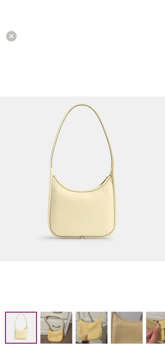Coach curve zip bag