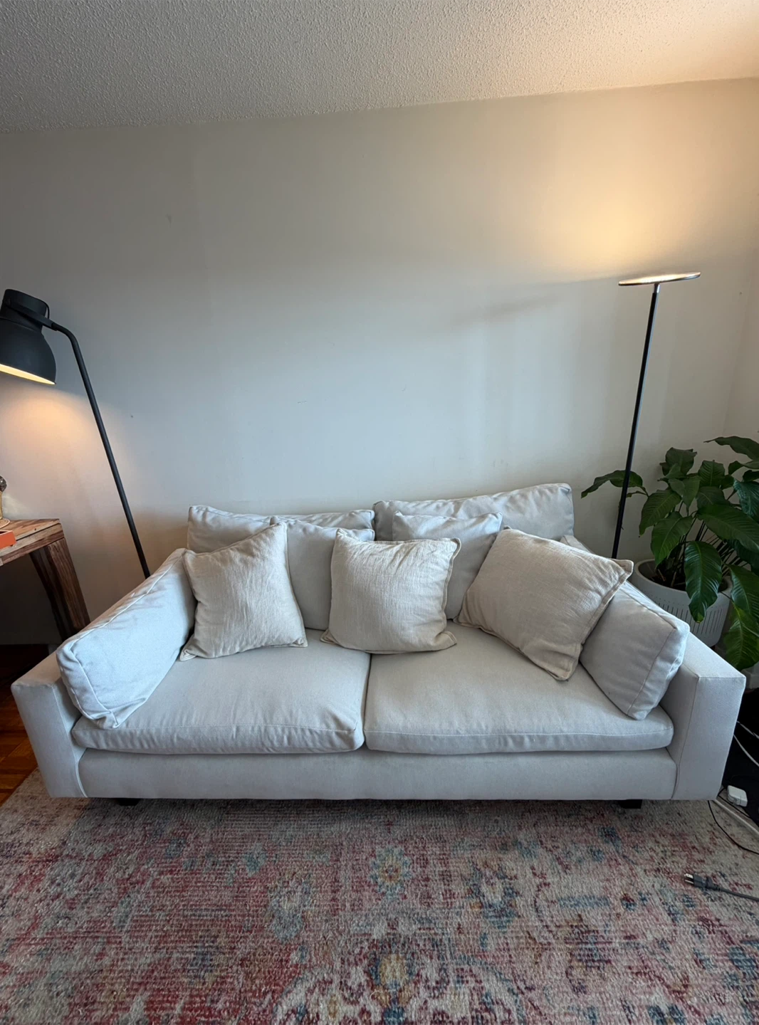 West Elm Harmony Sofa – Oyster Eco Weave