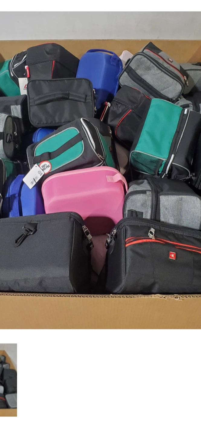 Ensemble de sacs de toilette multicolores