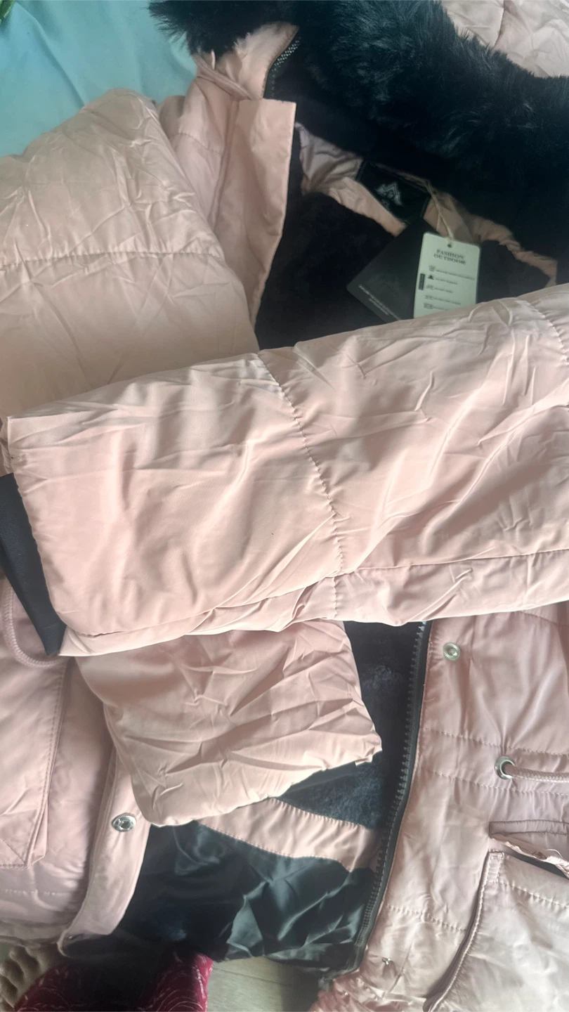 Fashion Outdoor Pink Puffer Coat - XL - photo 4