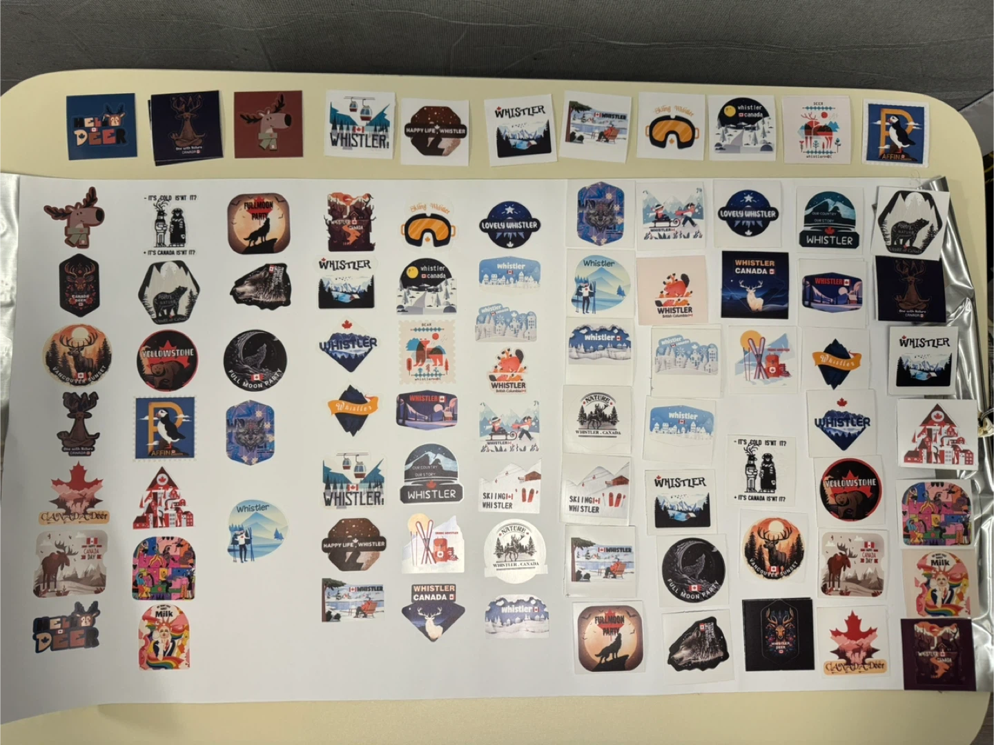 Whistler Canada Sticker Sheet (each 10: $10) - photo 2