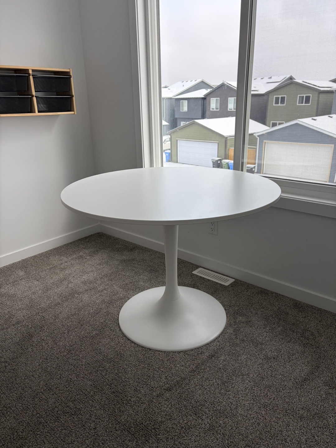 IKEA DOCKSTA White Round Dining Table - photo 3