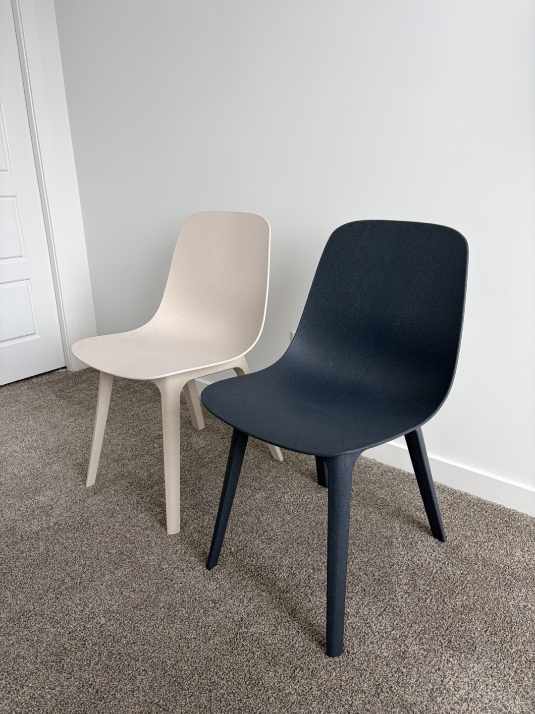 IKEA ODGER Chair - Beige & Navy - photo 4