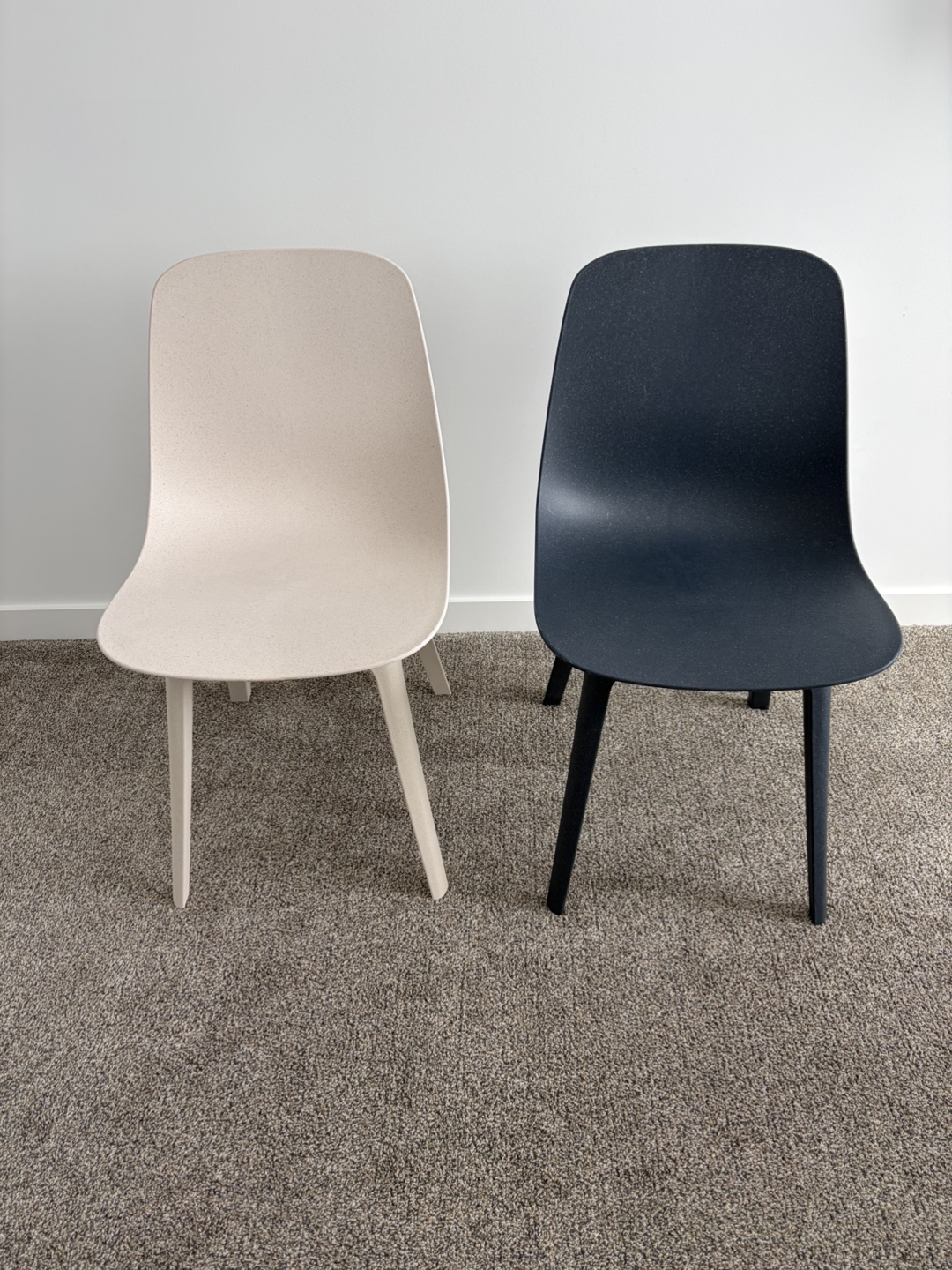 IKEA ODGER Chair - Beige & Navy - photo 3