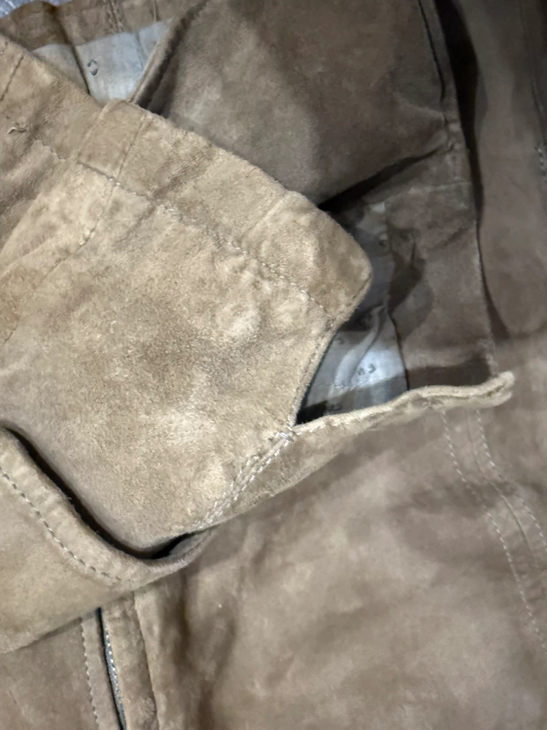 MAX&Co. Brown Suede Moto Jacket - photo 4