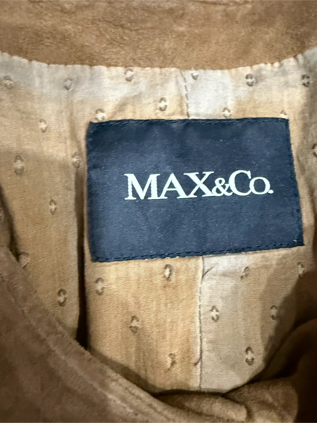 MAX&Co. Brown Suede Moto Jacket - photo 2