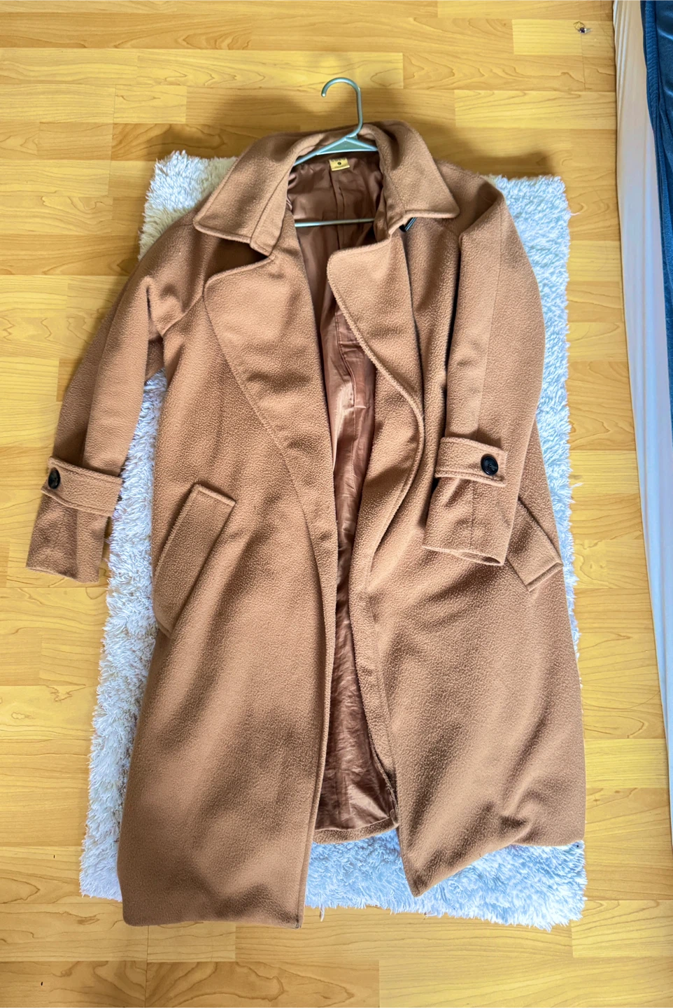 REAL COCO Brown Wool Blend Coat - Women's