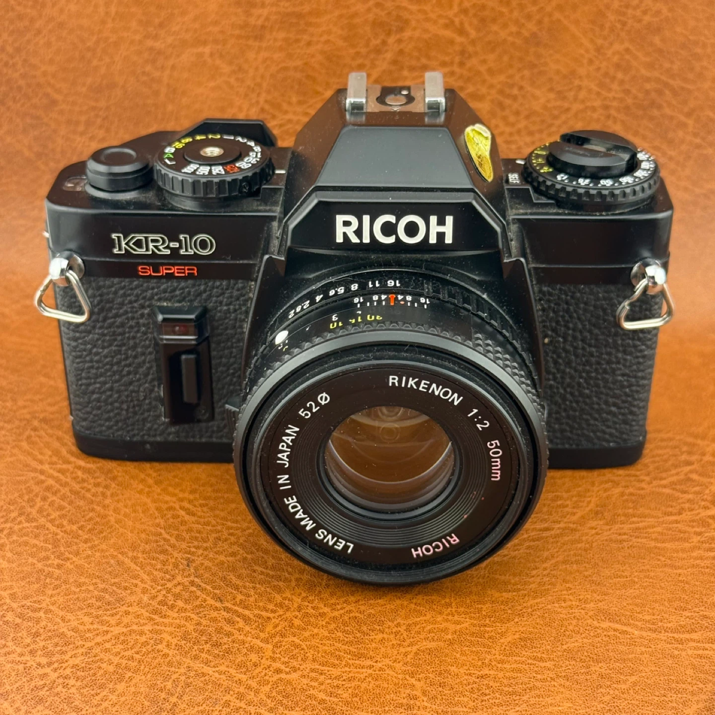 Ricoh KR-10 Super 35mm Film Camera with Rikenon 50mm f/2 Lens