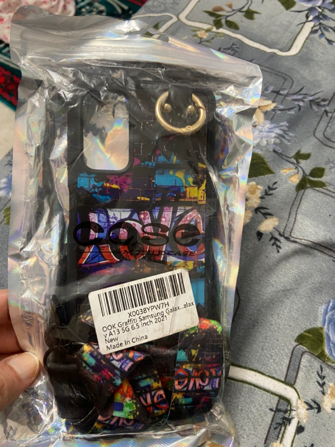 🧡OOK Graffiti Phone Case with Lanyard for Samsung Galaxy A13 5G - photo 2