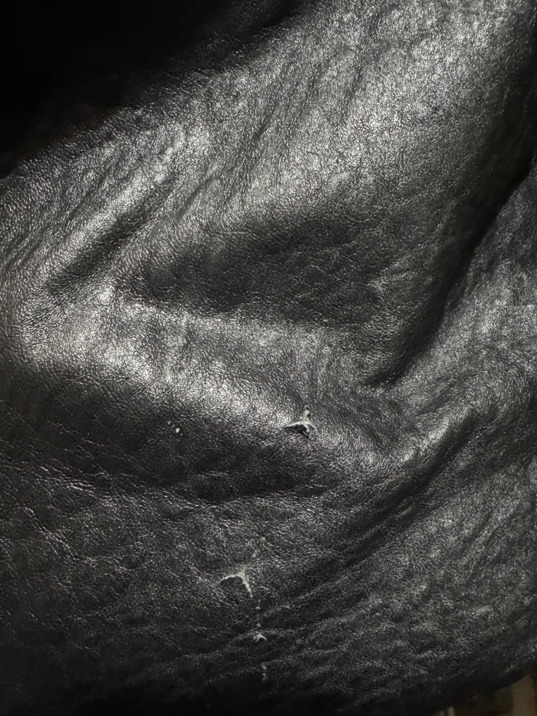 Laurence Roye Black faux Leather Bomber Jacket - photo 4