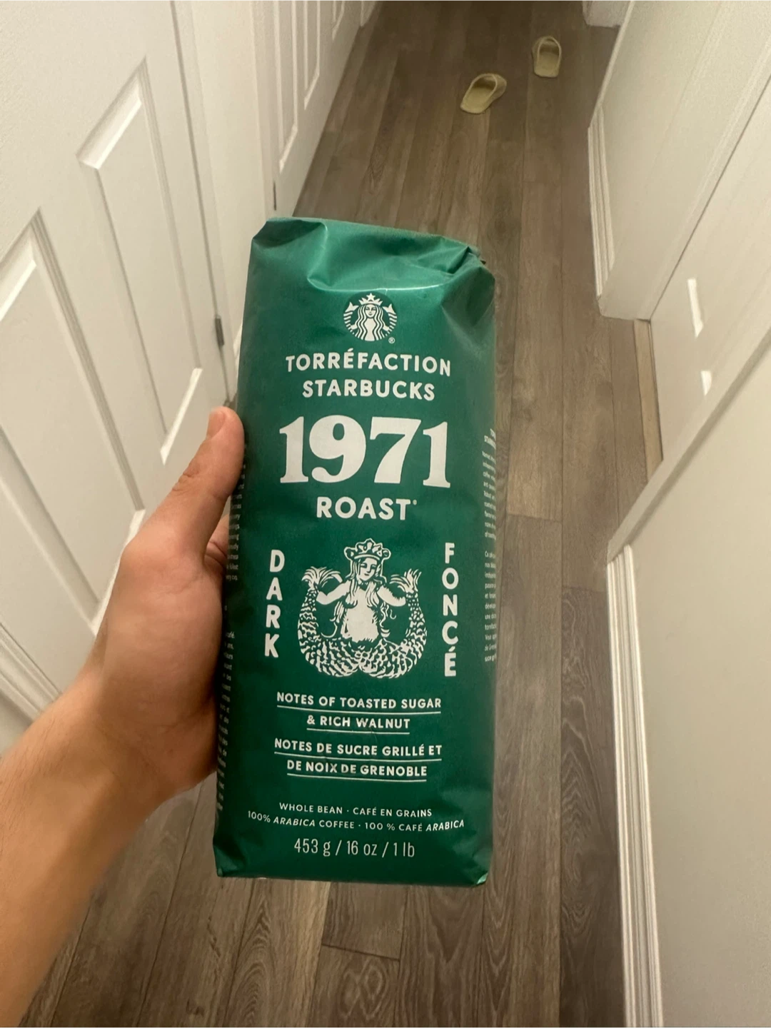 New Starbucks 1971 Roast Dark Whole Bean Coffee (1 lb)