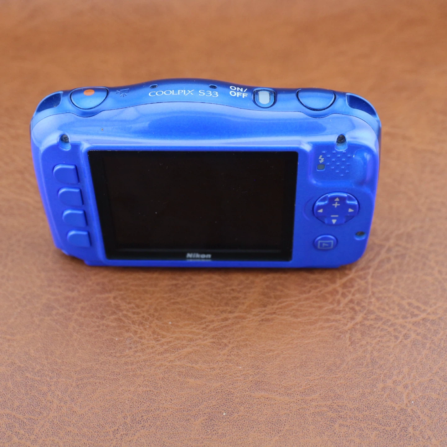 Nikon Coolpix S33 Blue Waterproof Digital Camera - photo 2