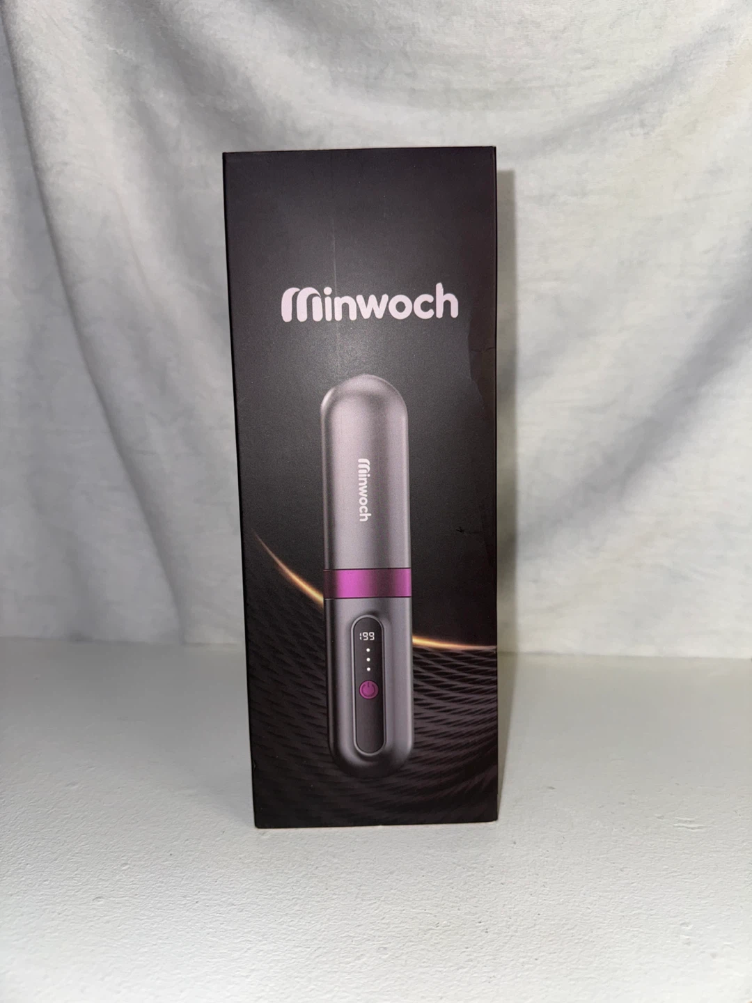Minwooch Portable Mini Hair Straightener Brush