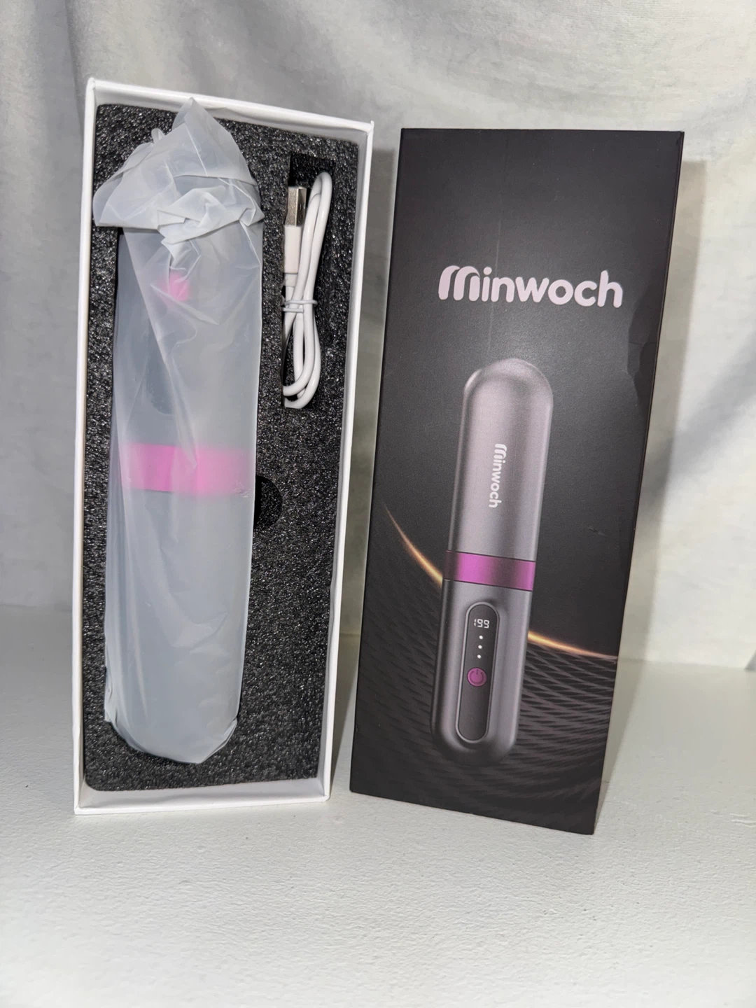 Minwooch Portable Mini Hair Straightener Brush - photo 2