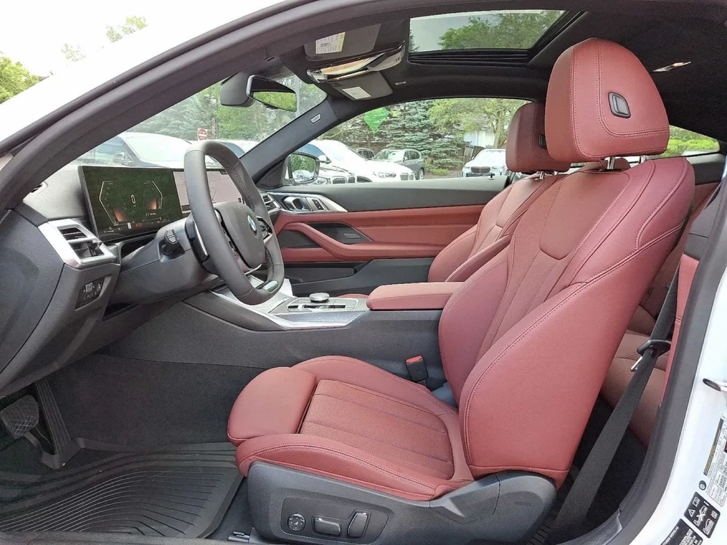 BMW 430i Coupe White Exterior W/ Red Interior - photo 5