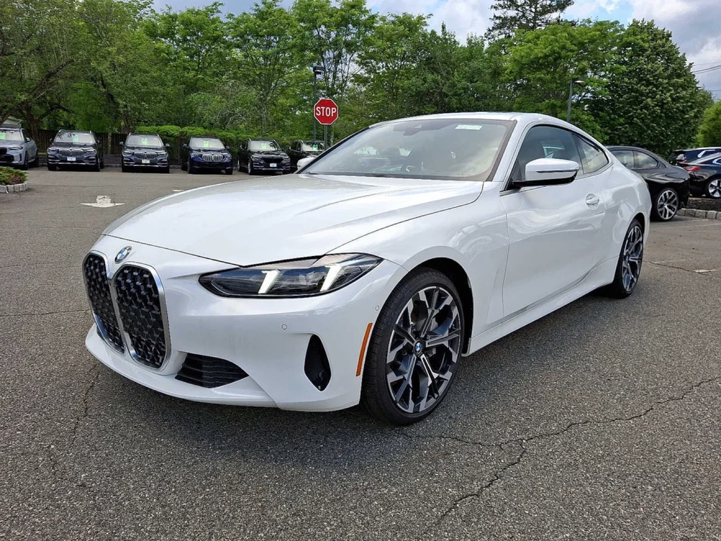 BMW 430i Coupe White Exterior W/ Red Interior