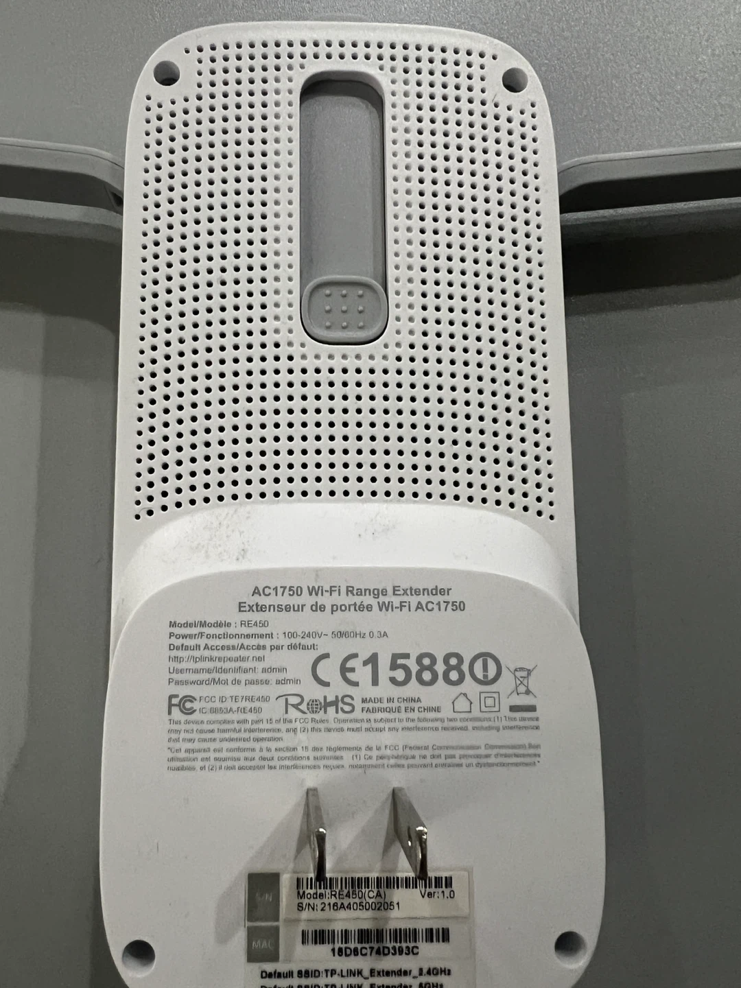 TP-Link AC1750 Wi-Fi Range Extender RE450 - photo 4