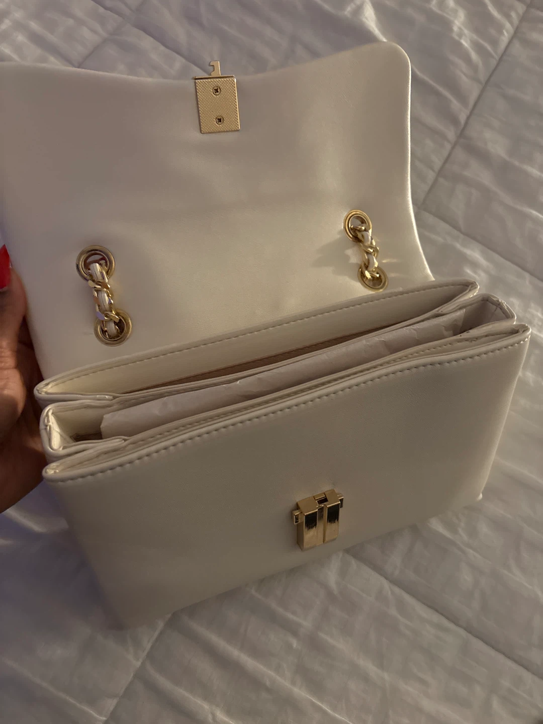 ALDO White Chain Shoulder Bag - photo 2