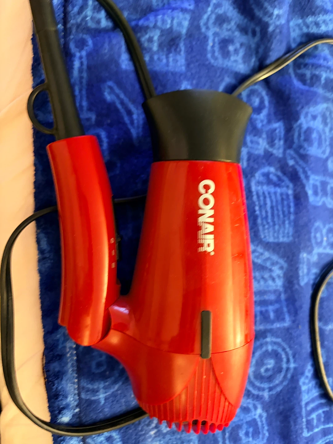 Red Conair Compact Hair Dryer