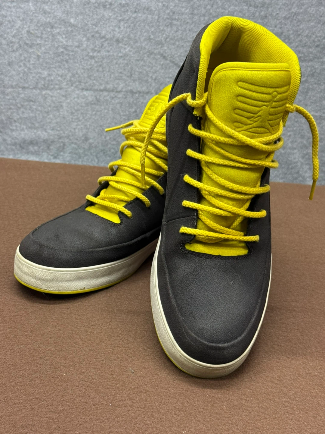 Nike Jordan V.9 Grown  Brown Yellow High Top - photo 3