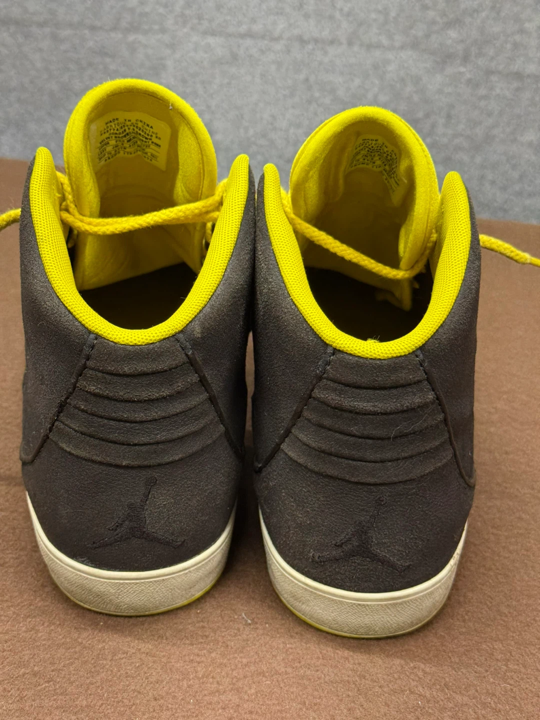 Nike Jordan V.9 Grown  Brown Yellow High Top - photo 5