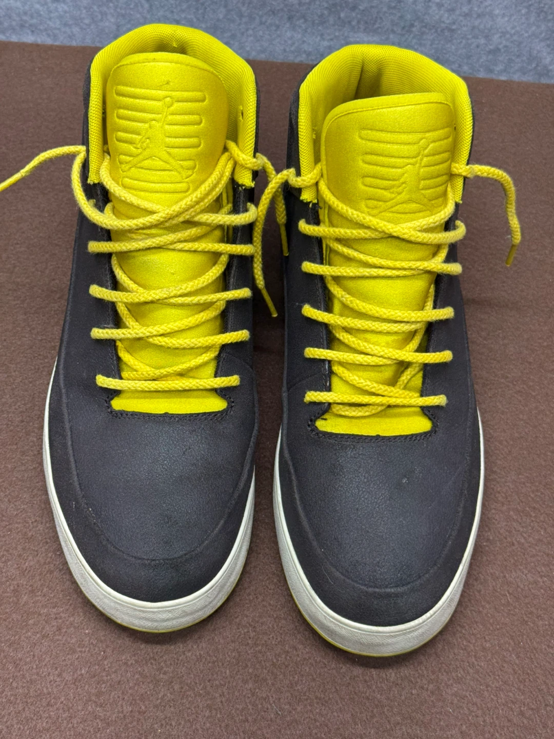 Nike Jordan V.9 Grown  Brown Yellow High Top - photo 2